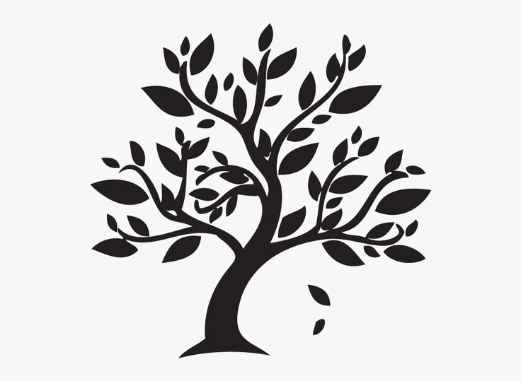 Силуэт дерева