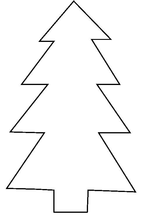 Шаблон елки