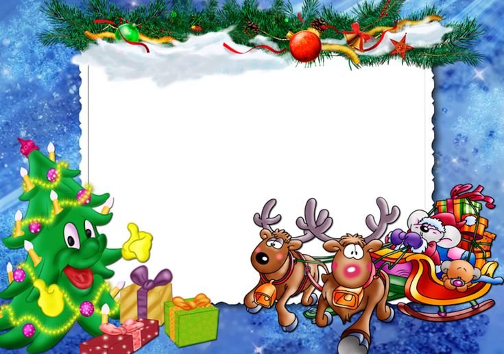 Новогодняя рамка для детей