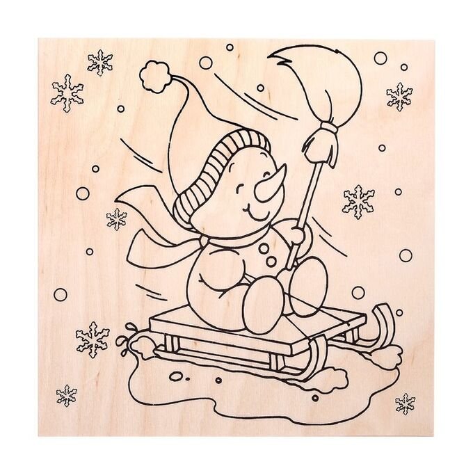 Доска Выжигание на новый год