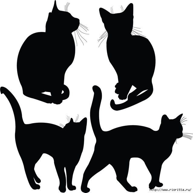 Силуэт кошки