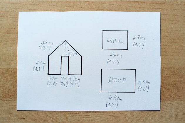 Пряничный домик заготовки