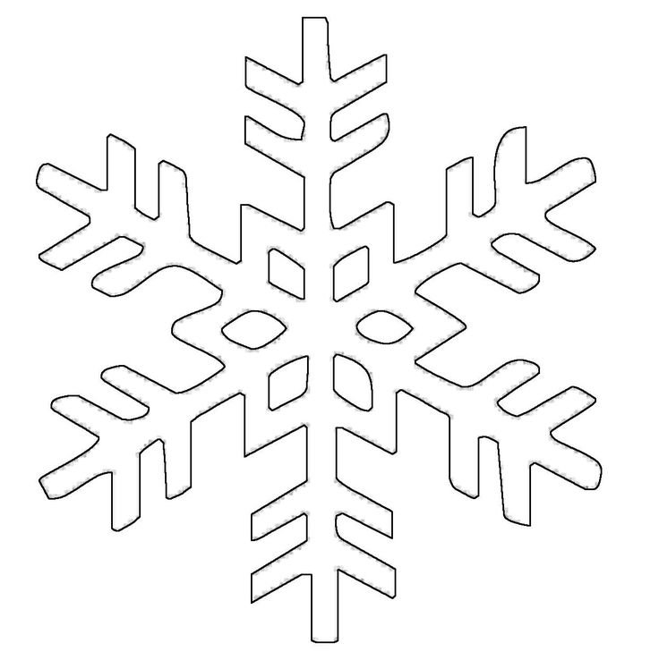 Снежинки на окна трафареты