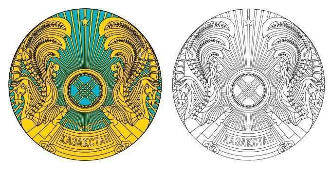 Герб Казахстана