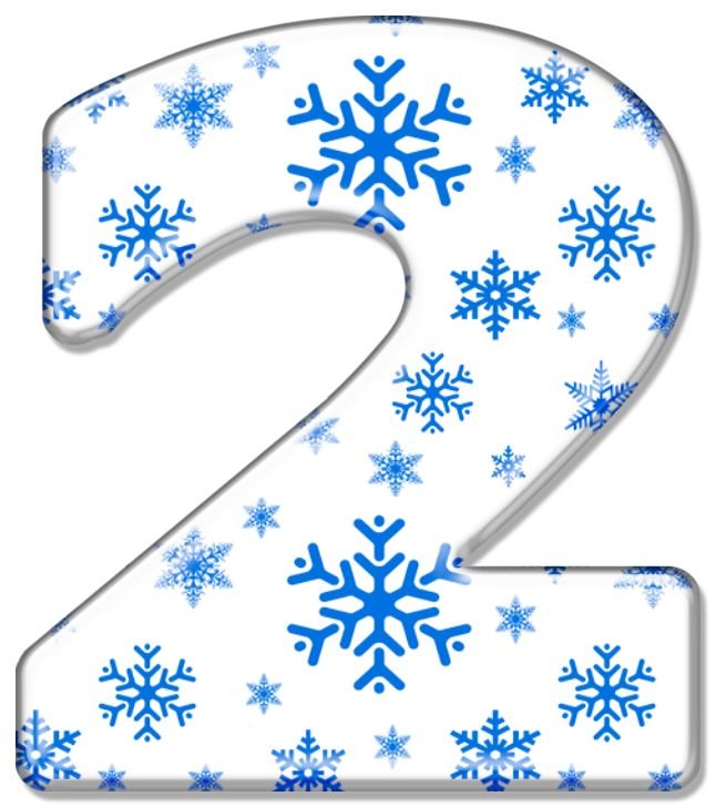 Новогодние цифры