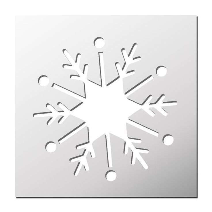 Снежинки на окно трафарет для краски