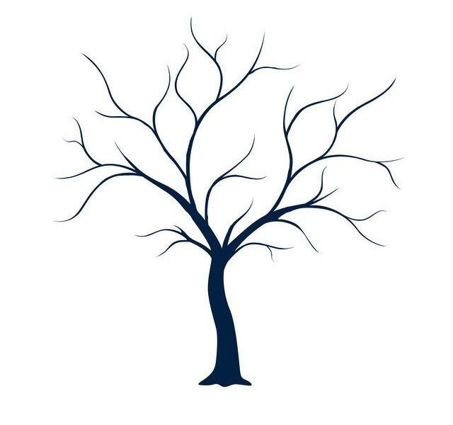 Трафарет "дерево"