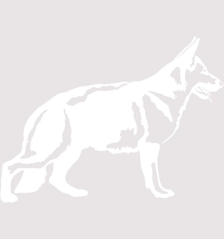 Украшение на окна волк