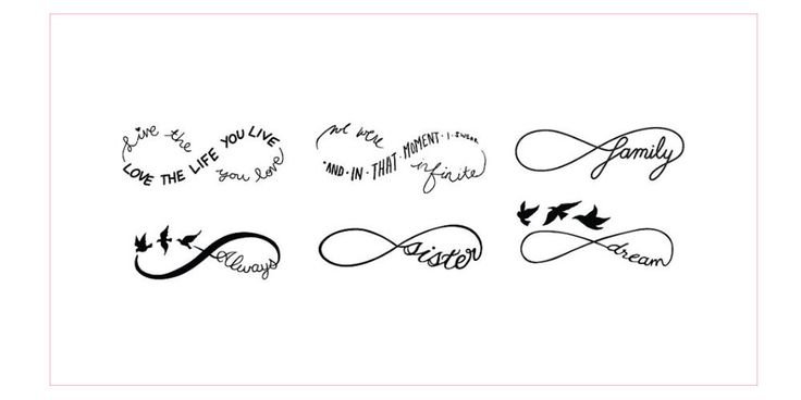 Тату эскизы надписи