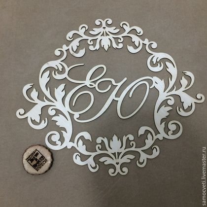 Инициалы на свадьбу