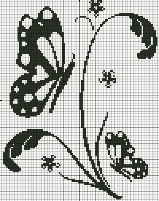 Вышивка однотонная