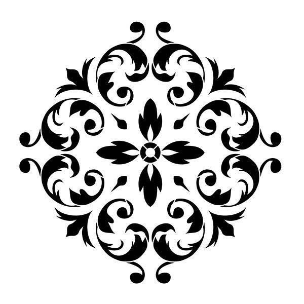 Круглый узор