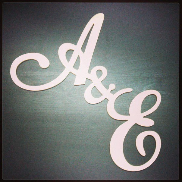 Красивые инициалы а е