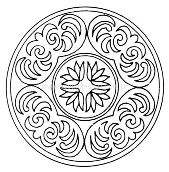 Круглый узор