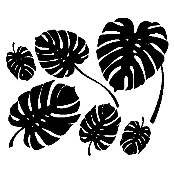 Тропические листья