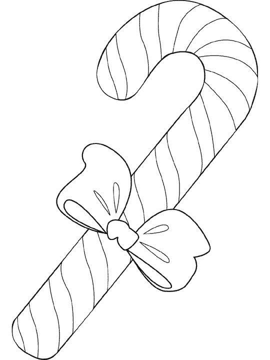 Новогодние конфеты раскраска