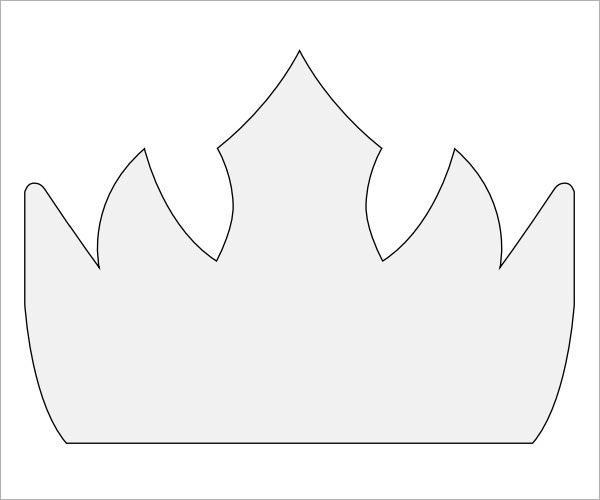 Выкройка короны