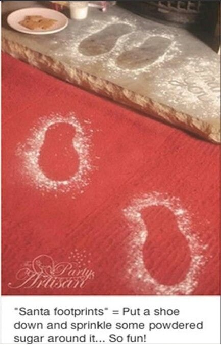 Следы Деда Мороза в хорошем качестве