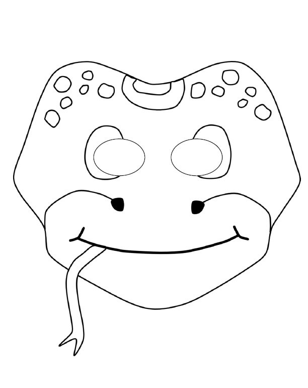 Маска "лягушка"