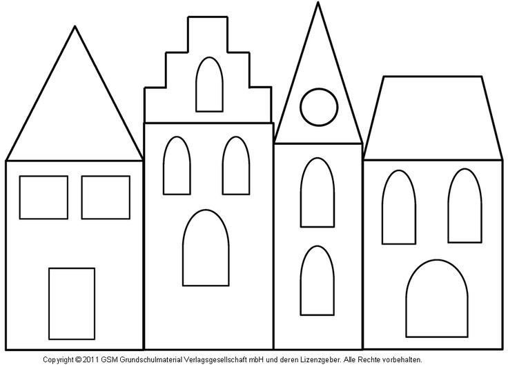 Аппликация дом