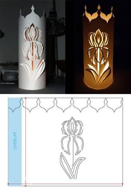 Фонарь из бумаги