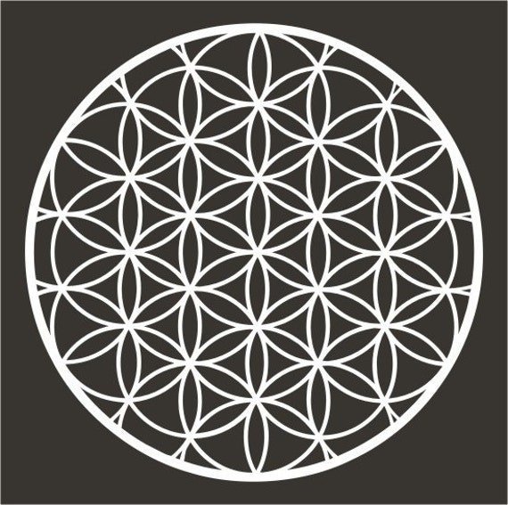 Мандала цветок жизни