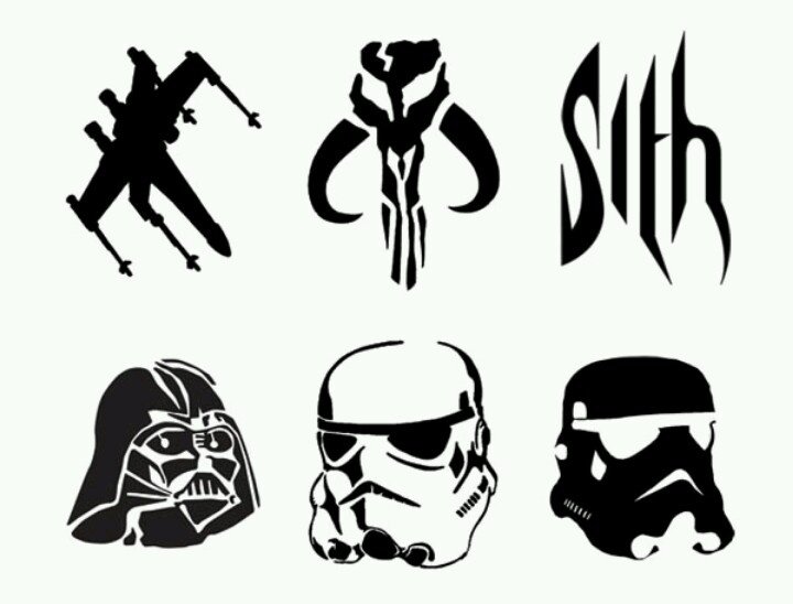 Звездные войны силуэт