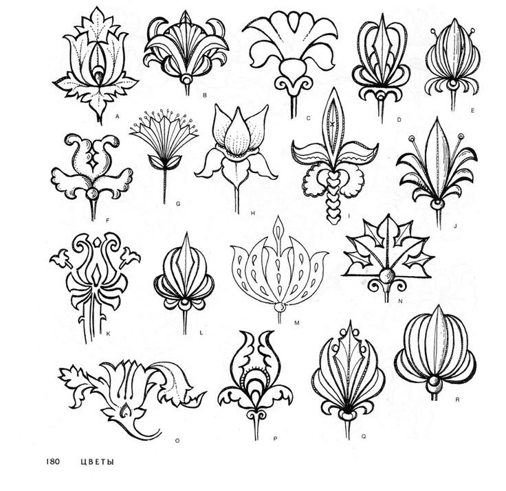 Стилизация цветов