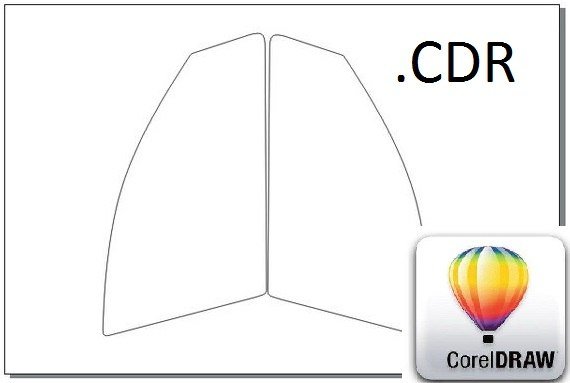 Лекало стекол для тонировки