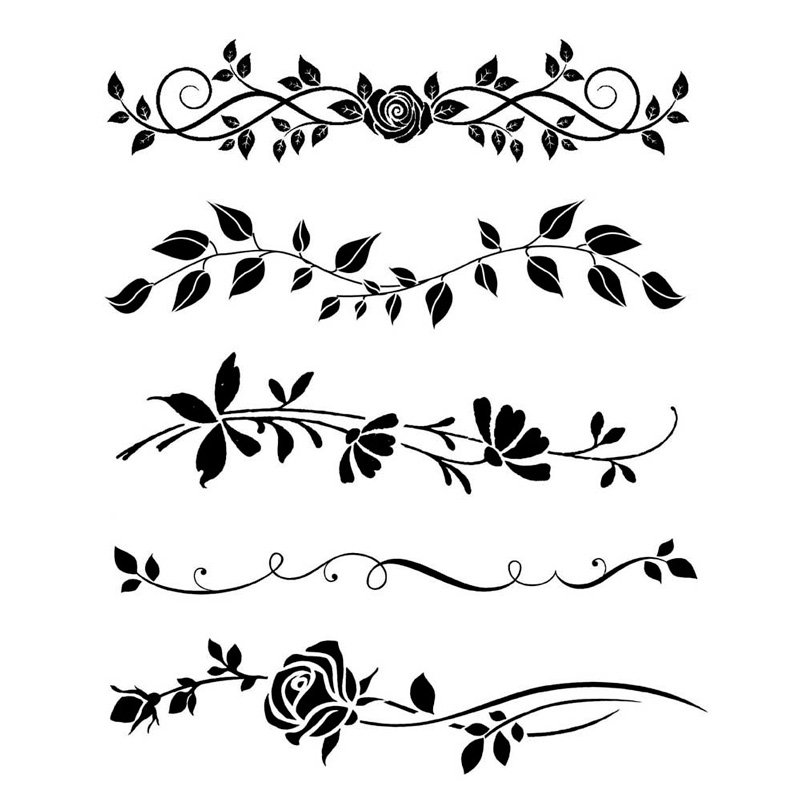 Растительные узоры и орнаменты