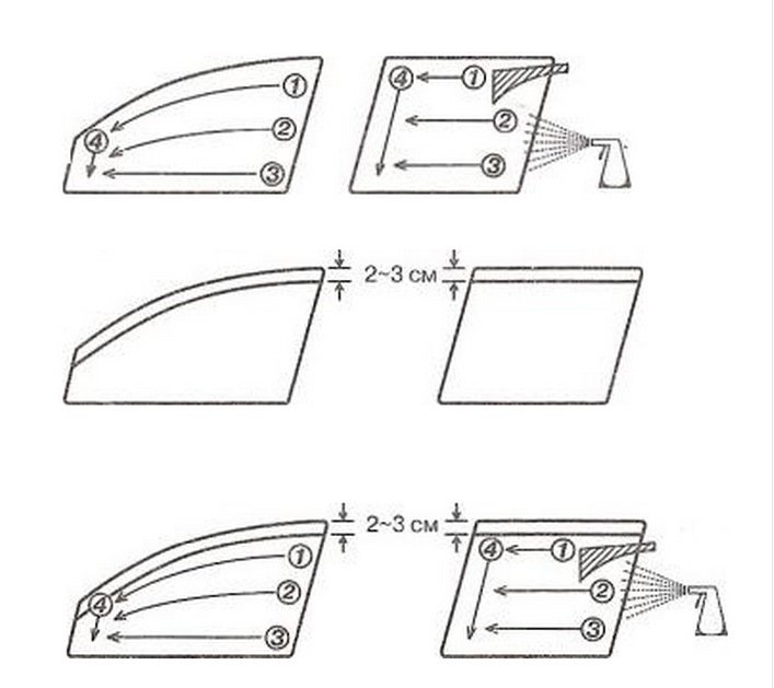 Лекало боковых стекол ВАЗ 2110
