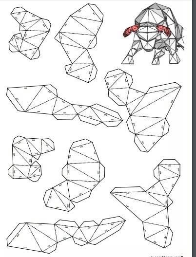 Объемные бумажные фигуры