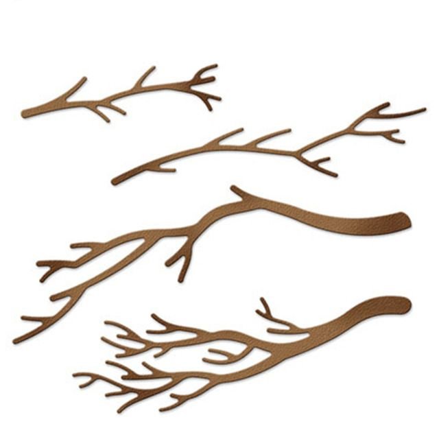 Трафарет ветки дерева