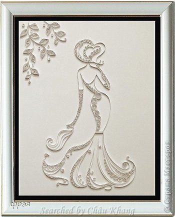 Квиллинг девушка