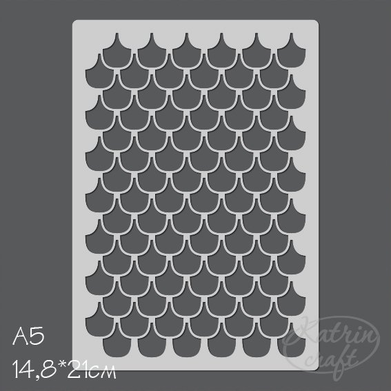 Черепица шаблон