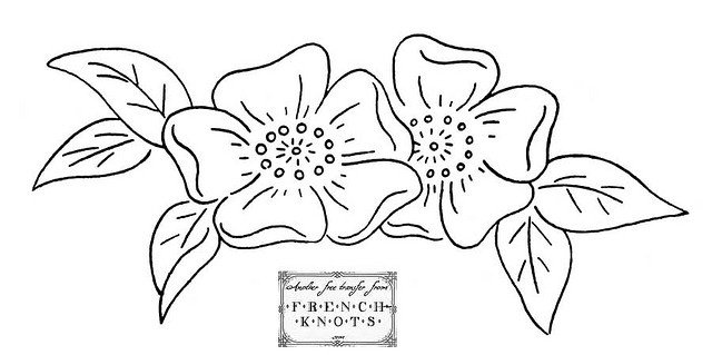 Трафарет цветов для вырезания