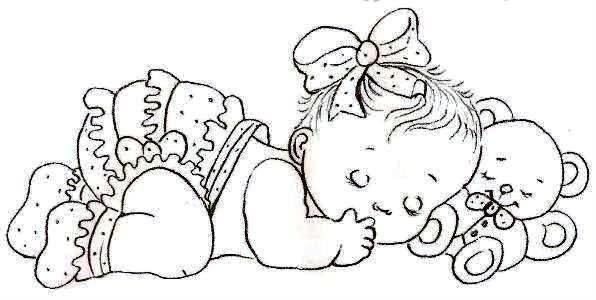 Раскраски Новорожденные малыши