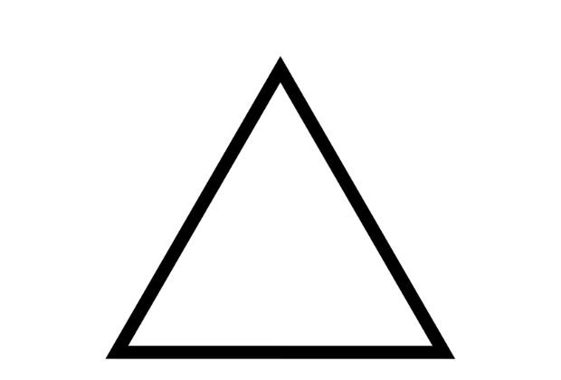 Треугольник шаблон