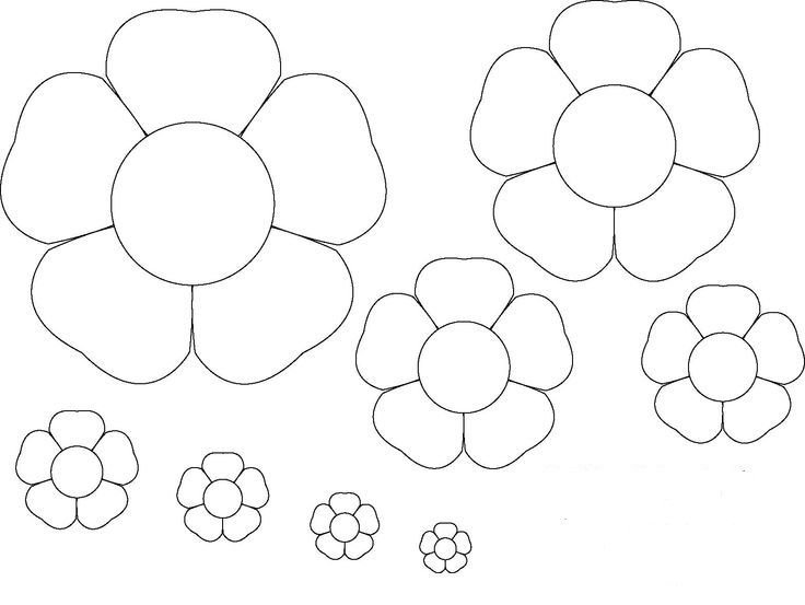 Трафарет "цветы"