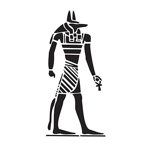 Египетские трафареты для стен