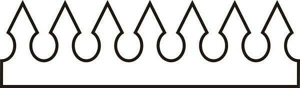 Корона Кощея шаблон