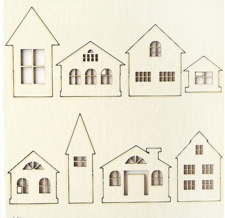 Домик для вырезания