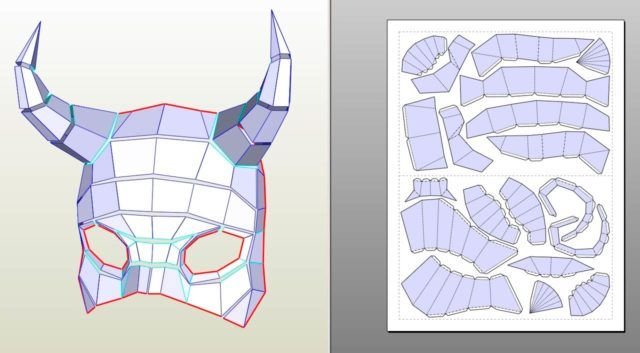 Бумажные фигурки Геншин Импакт развертка