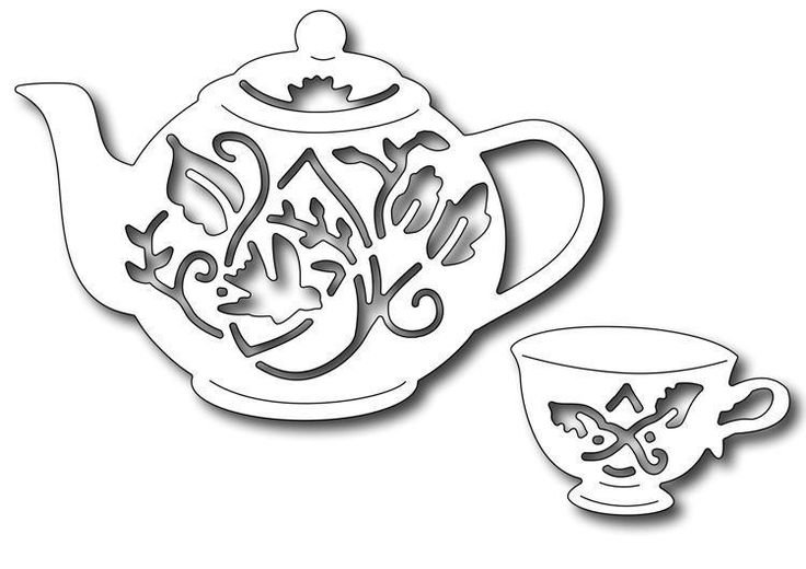 Трафарет "чайник"