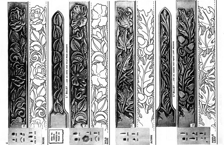 Узоры для гравировки на ножах