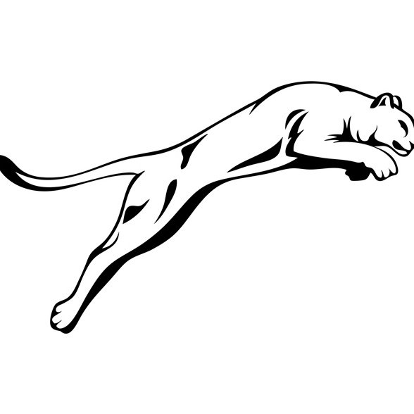 Силуэт пантеры