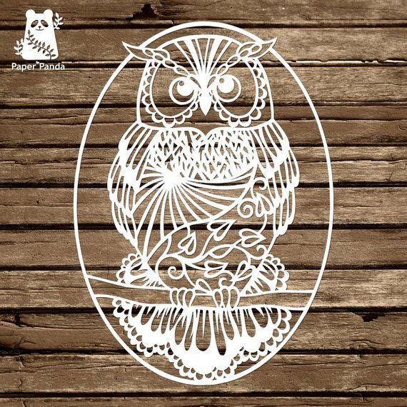 Вырезанки Сова
