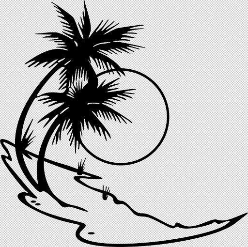 Стилизованные пальмы