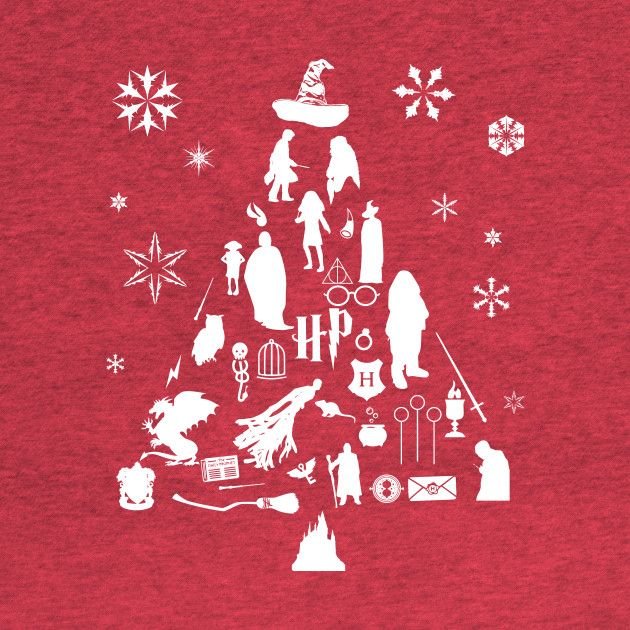 Новогодняя открытка Гарри Поттер