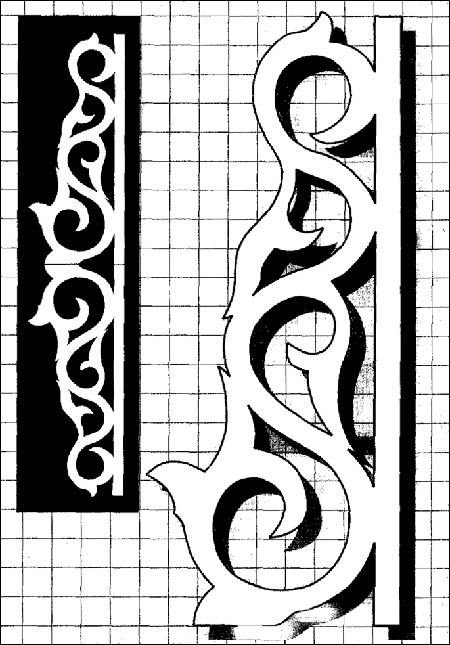 Узоры для прорезной резьбы по дереву трафареты
